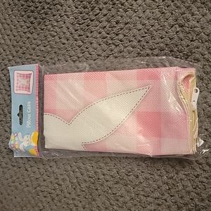 Spring bunny pillow case.